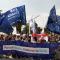 Young people at EGM Split 2026, flag parade